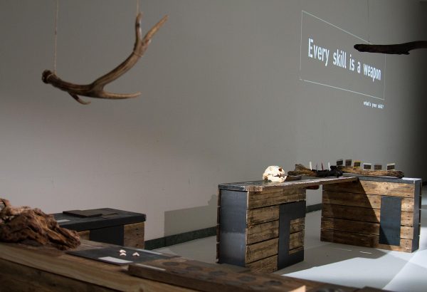 Mali Weil - Animal Spirits concept store Triennale di Milano. An hunting ground where you can become a warrior